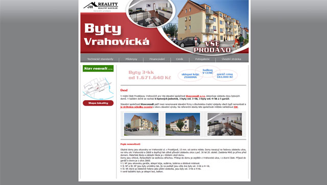 Bytov dm 12 byt Prostjov, Vrahovick ul.